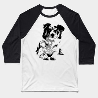 Border Collie Baseball T-Shirt